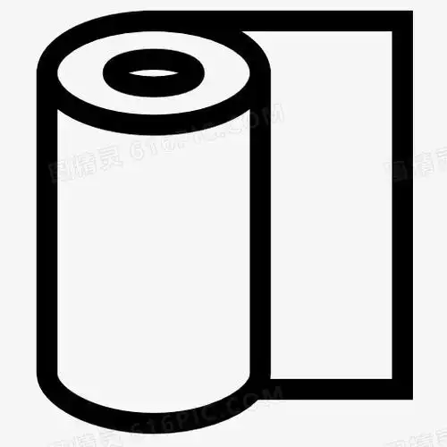 图标卷纸网站羽毛笔卷纸装饰小图标pngpng黑白卡通卷纸形象节约用纸图