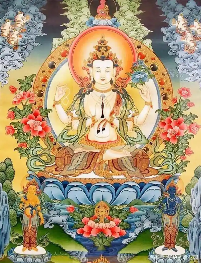 藏传佛教中的四臂观音