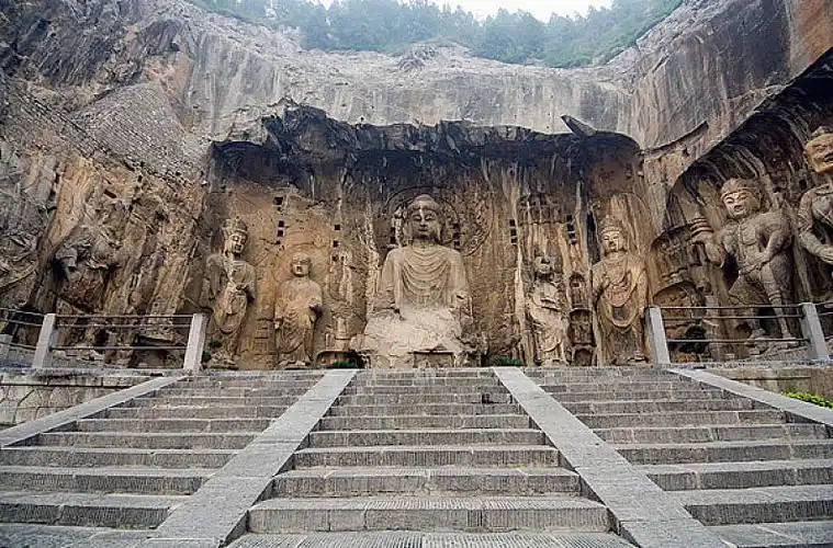 河南龙门石窟图片_河南龙门石窟高清图片_全景视觉