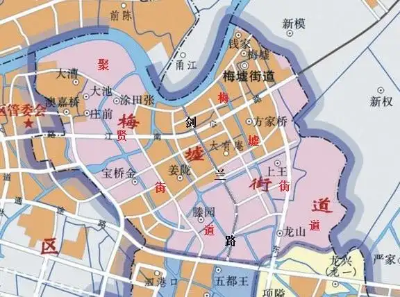 鄞州区拟析梅墟街道分设聚贤街道以剑兰路为界