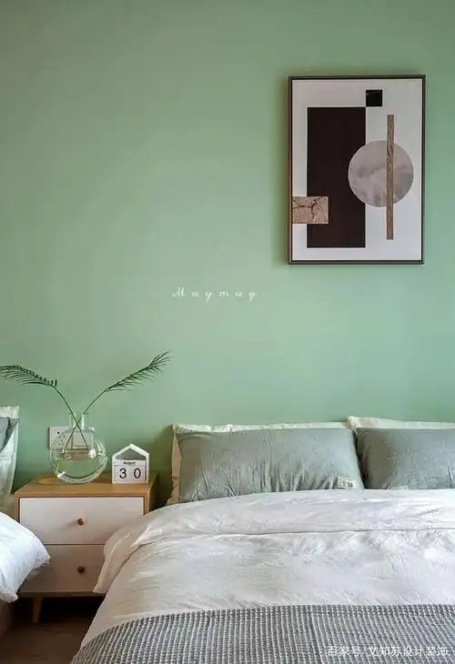 豆绿色在家装设计中那些精美的搭配