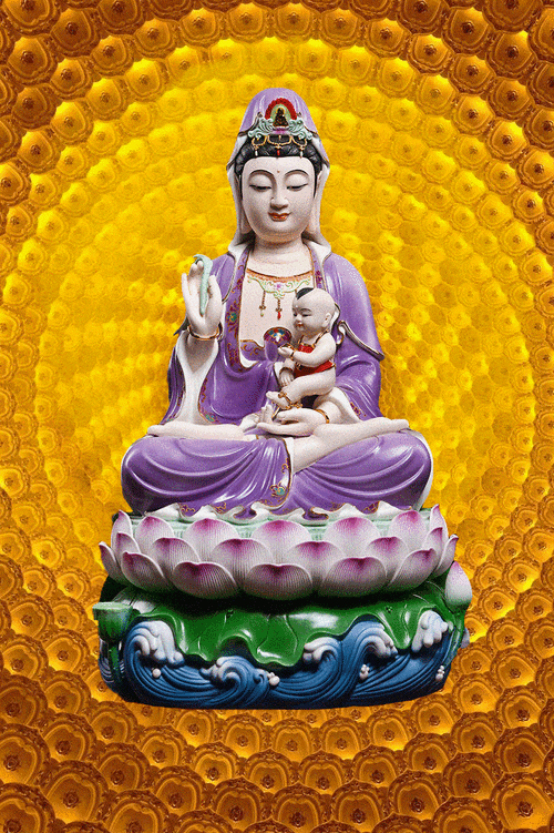 送子观音菩萨像