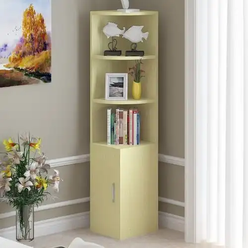 客厅墙角柜转角柜三角柜带柜卧室闪电客边柜储物柜拐角置物架简约角柜