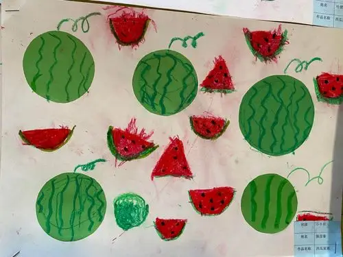2020年小班上学期小 b班陈彦豪小朋友美术作品汇总