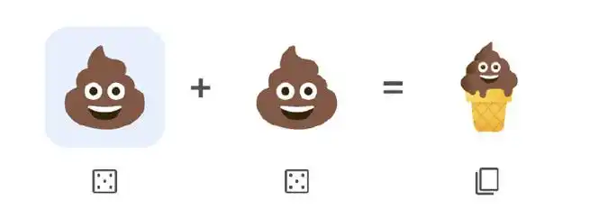 emoji厨房#在谷歌上搜索「emoji kitchen」,可以自制 emoji 表情,你