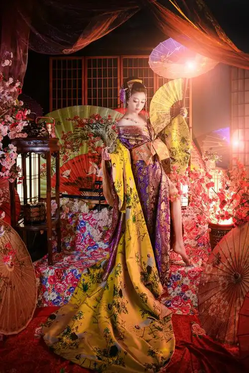 台中花魁/日本豪华花魁摄影/秀和服/个人写真/性感写真/艺术照/女摄影