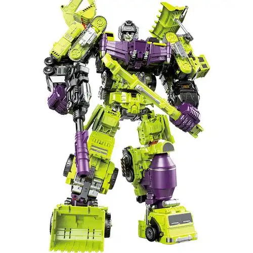 变形玩具合体金刚工程车汽车机器人挖地地虎正版变形金刚模型专区