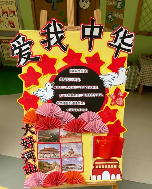 【国庆环创】幼儿园国庆环创主题墙 展板 区角布置_童状元_孩子_北京