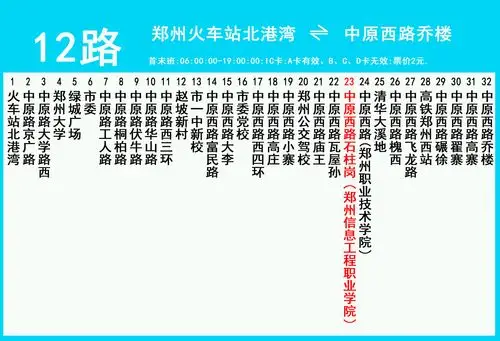 公交信息 - 郑州信息工程职业学院