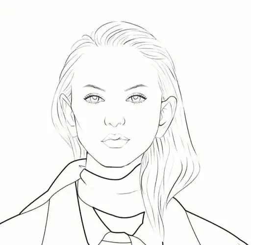 人体模特线稿练习