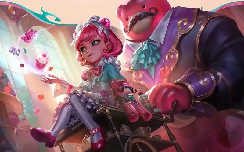 【英雄联盟动态原画/壁纸】咖啡甜心-安妮