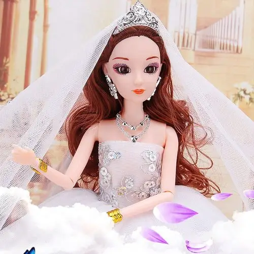 芭比 娃娃 单个 女孩 公主 大号