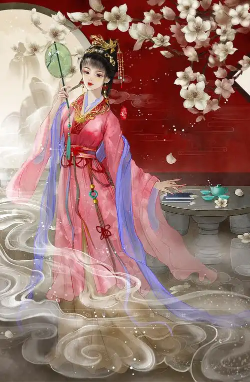 红楼梦"薛宝钗"同人插画