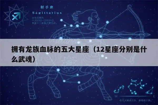 拥有龙族血脉的五大星座(12星座分别是什么武魂)