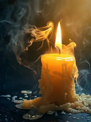 燃烧的蜡烛 jpg