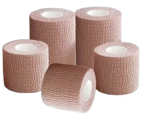 公司生产自粘弹性绷带,粘性弹性绷带,运动胶带及医用胶带等.