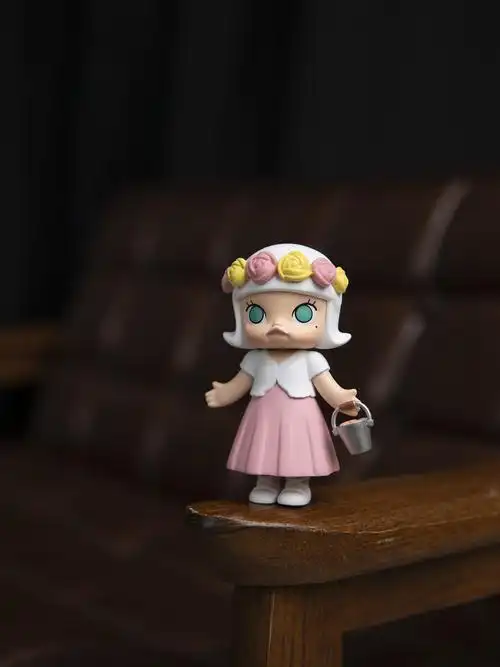 泡泡玛特 molly婚礼花童系列手办