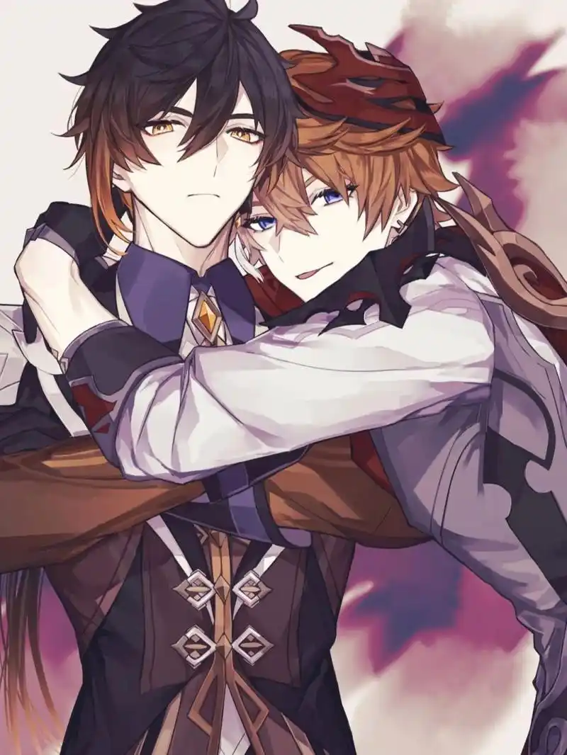 原神 公钟cp组 公子达达利亚 钟离岩王帝君 钟离和他的小钱包