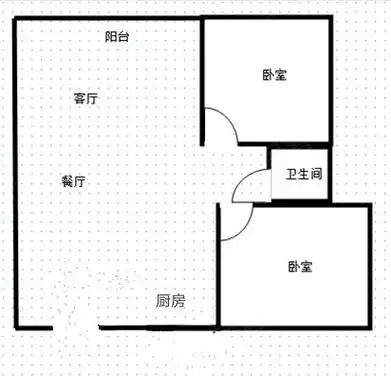 南宁西乡塘安吉兴业广场兴业广场 2室2厅1卫 52平 精装修 电梯房出租
