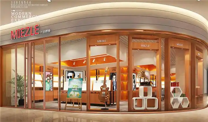 眼镜店装修之橱窗宣传画的张贴方法及内容