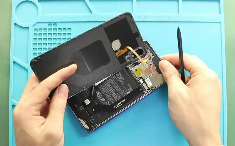 红米note77pro摄像头镜片后盖更换教程拆机维修步骤