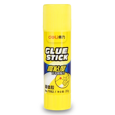 得力文具6371无甲醛高粘度固体胶手工胶棒胶水办公固体胶棒学生_多券