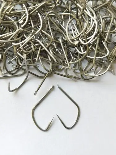 进口竞技狼牙袖鱼钩散装细条无刺黑坑狼牙鲤鱼鲫鱼偷驴改良新关东