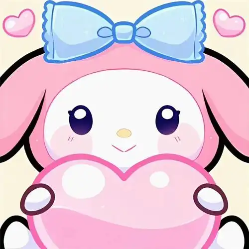 三丽鸥手绘少女心美乐蒂头像图片