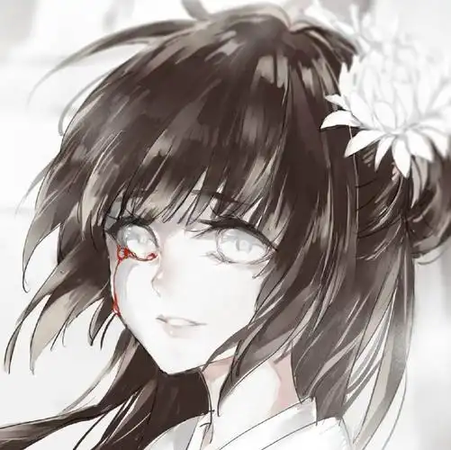 阿箐画师id夕下一只狸漫头 古风