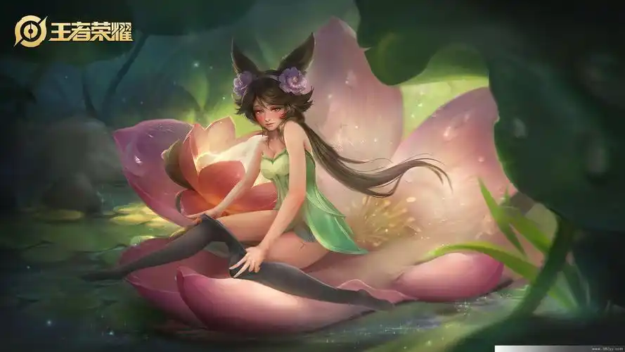 水中倒影,人比花娇 王者荣耀嫦娥魔改去衣图分享