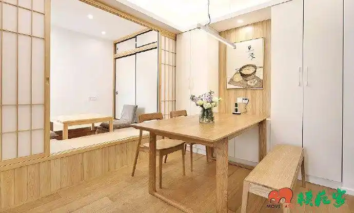 小户型日式风格装修效果图,素雅舒适,韵味十足!