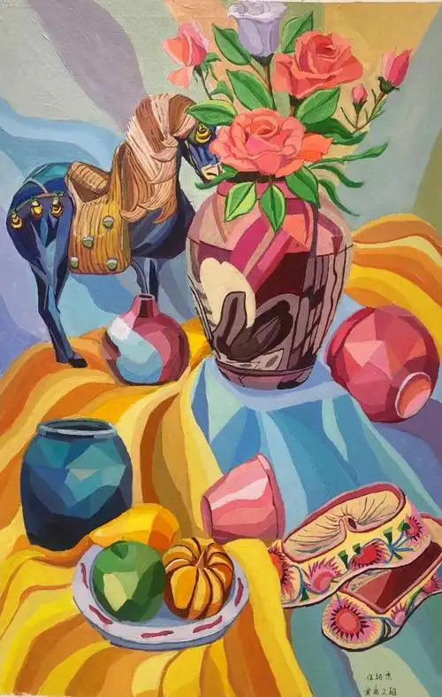 校地云展览专栏第九期丨成艺美院装饰色彩课程作品