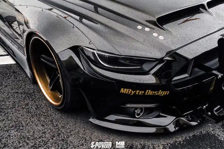 mbyte 福特野马 宽体套件 从设计到实车