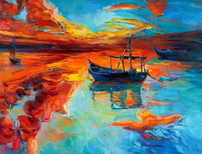 成人油画零基础学员作品展(持续更新)油画基础知识——对比色彩的运用