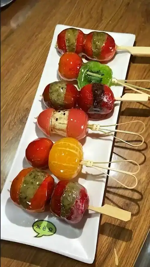 美食#今年非常火爆的迷你小串冰糖葫芦!口感酸甜,适合秋冬!