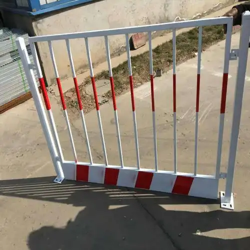 现货建筑工地红白临时栏杆 基坑临边护栏喷塑隔离基坑防护栏