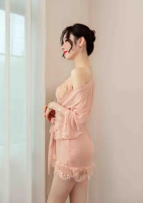 计生情趣 情趣内衣 情趣睡衣 长夜漫漫 大码透视诱惑吊带性感蕾丝睡衣