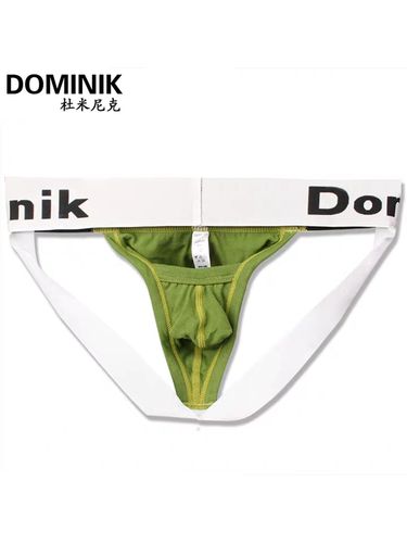 杜米尼克男士性感弹力内裤吸汗枪弹分离囊袋双带丁字裤内裤