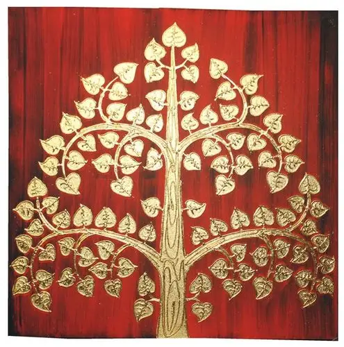 东南亚风格装饰画菩提树客厅酒店卧室玄关家居挂画别墅会所背景画