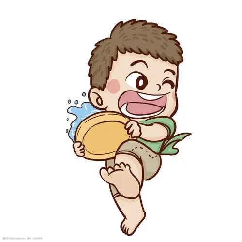 关键词:泼水节端着一盆水的男孩 漫画 手绘 卡通 泼水节 男孩 男生 一