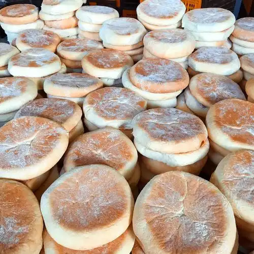 东北特产老式大饼饼子发面面饼糖饼白糖烧饼传统糕点