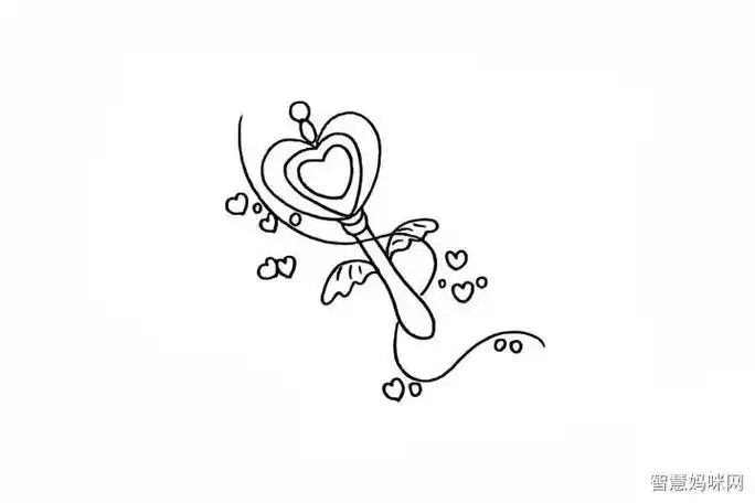 简笔画步骤仙女魔法棒简笔画小魔仙仙女棒简笔画魔法棒简笔画小魔仙