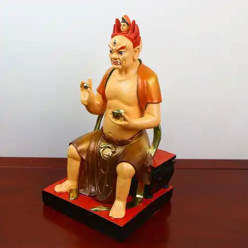 大士面然鬼王菩萨焦面王羽林家居摆件树脂佛像摆件