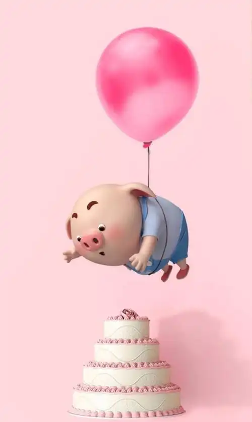 猪小屁手机壁纸世间惟你与美味不可辜负