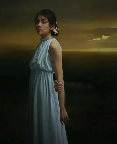 【油画】王龙军超写实人物作品选