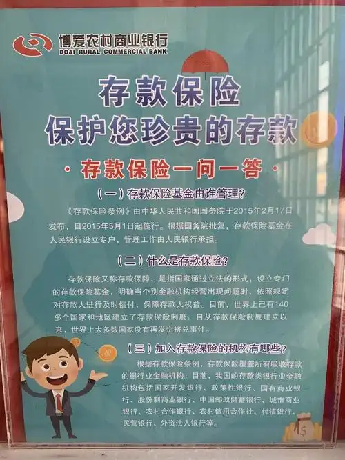 利用网点led电子屏连续播放宣传标语,摆放存款保险宣传手册,海报,atm