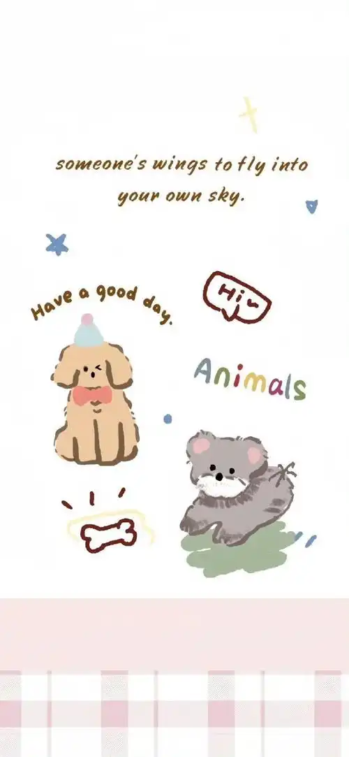 商师话题##聊天背景图#一期可爱聊天壁纸分享0699989015