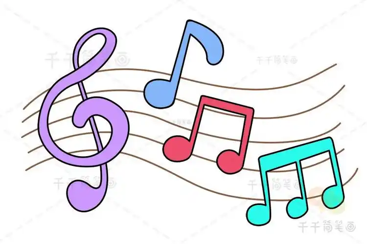 幼儿园音乐区角简笔画