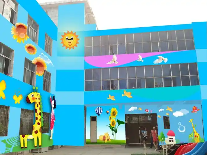 富顺县幼儿园手绘墙体彩绘喷绘