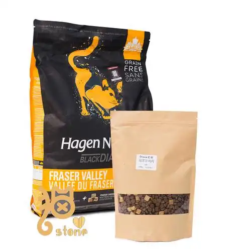 包邮200g1磅分装 加拿大哈根纽翠斯黑钻无谷鸡肉红肉猫粮成猫幼猫